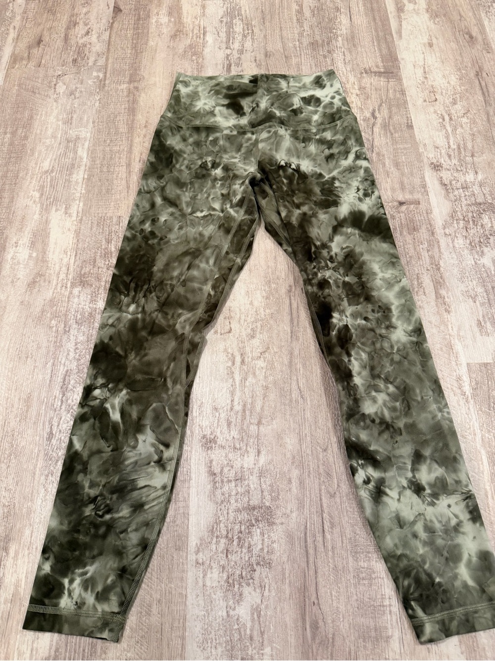 lululemon athletica Olive Tie-Dye High-Rise Leggings